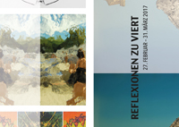 Ausstellung Reflexionen zu viert!